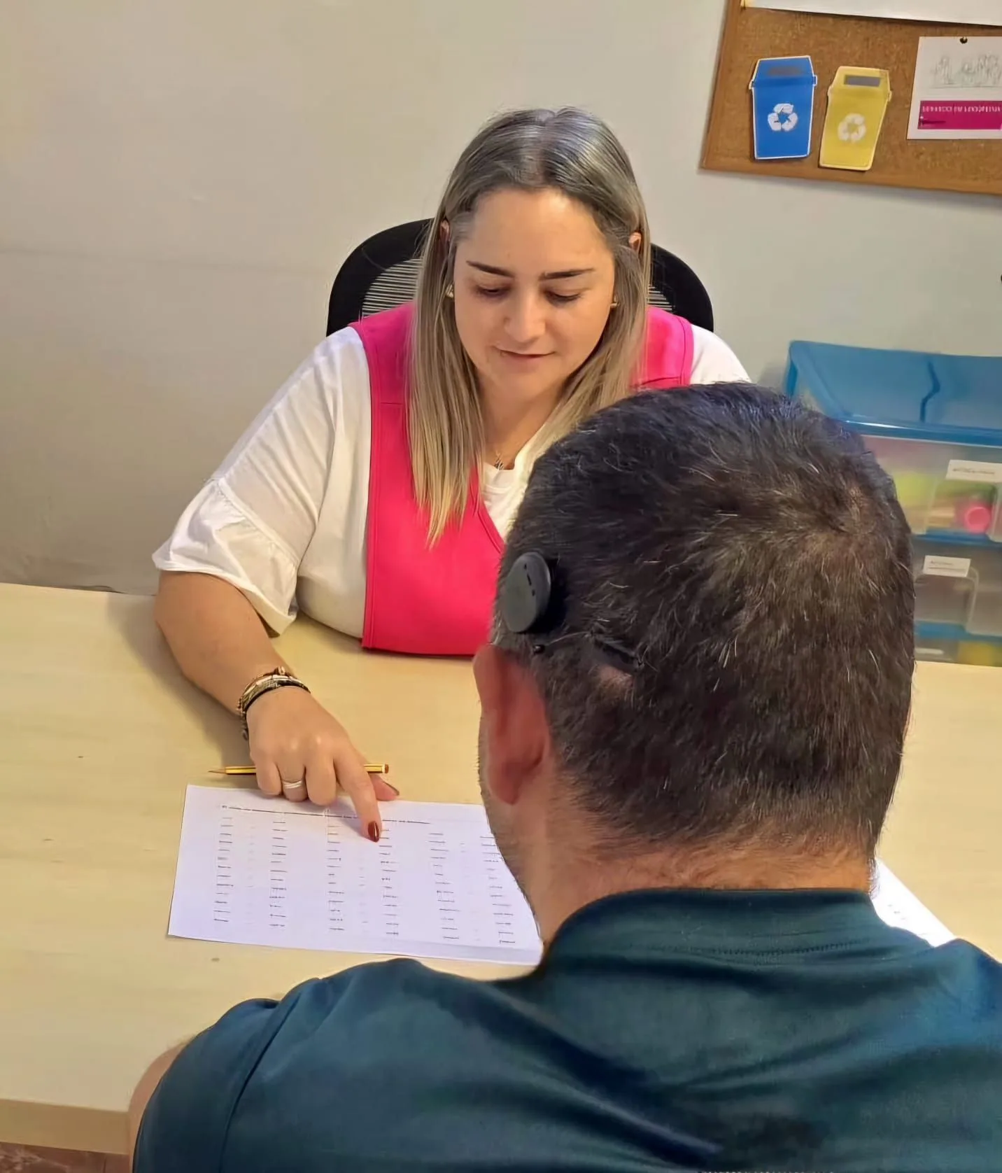 Material de trabajo utilizado en la intervención logopédica